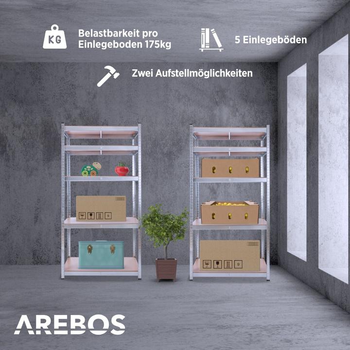 Actual product image Arebos Heavy duty shelf