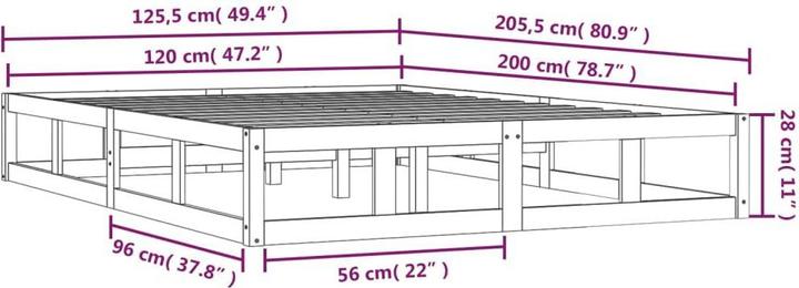 Produktbild VidaXL Nelek (120 x 200 cm)