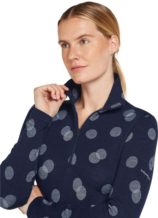 Immagine prodotto Icebreaker Donna 260 Vertex L/S Mezza Zip Falling Flakes (XS)