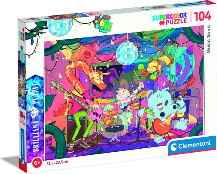 Immagine prodotto Clementoni Puzzle da 104 pezzi Brilliant - Music Band (104 pezzi)