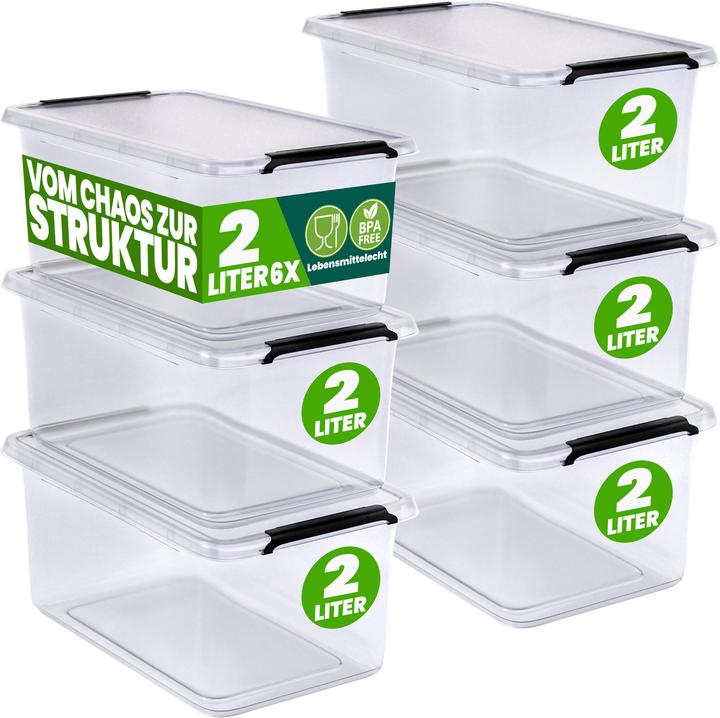 Actual product image Deuba Aufbewahrungsbox (20 x 15 x 12 cm, 2 l)