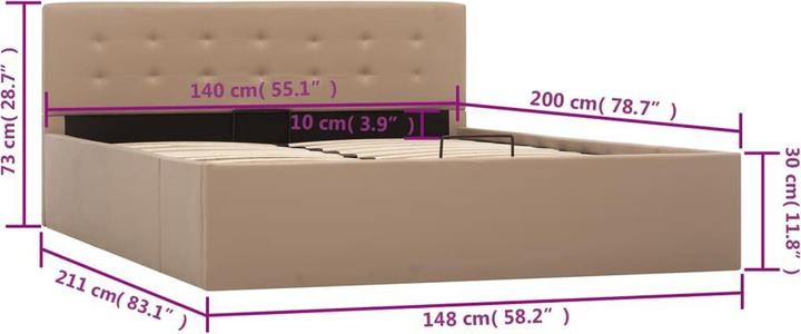 Actual product image VidaXL Bine (140 x 200)