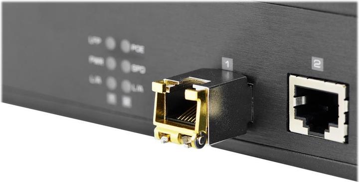 Produktbild Digitus Mini GBIC Kupfer SFP Modul, 10 Gbps, RJ45