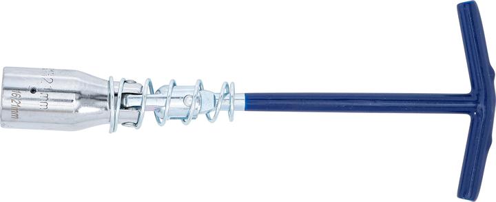 Immagine prodotto BGS Chiave per candele con impugnatura a T, molla articolata esagono SW 16 mm / SW 21 mm