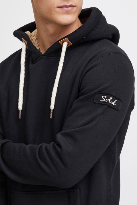 Image du produit Solid TripHood Pile Sweat À Capuche Avec Peau De Mouton Pull Hoodie Pour Homme (M)