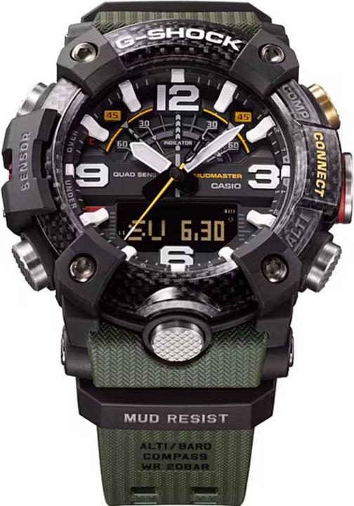Image du produit G-Shock GG-B100-1A3ER (Montre de sport, Montre numérique, Montre analogique, Montre connectée, 55.40 mm)