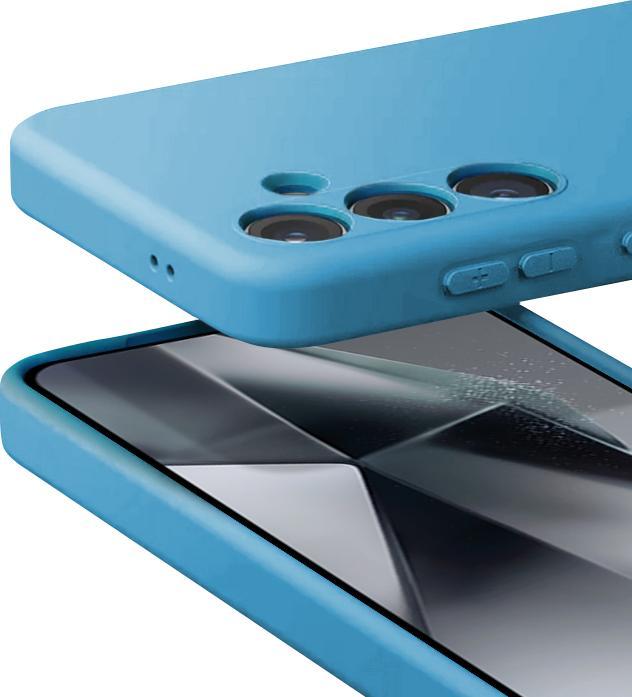 Actual product image Crong Colour Cover - Cover for Samsung Galaxy S24 (blue) (Samsung Galaxy S24+)
