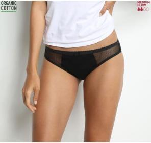 Immagine prodotto DIM Slip in pizzo medio nero con dettaglio in rete (M)