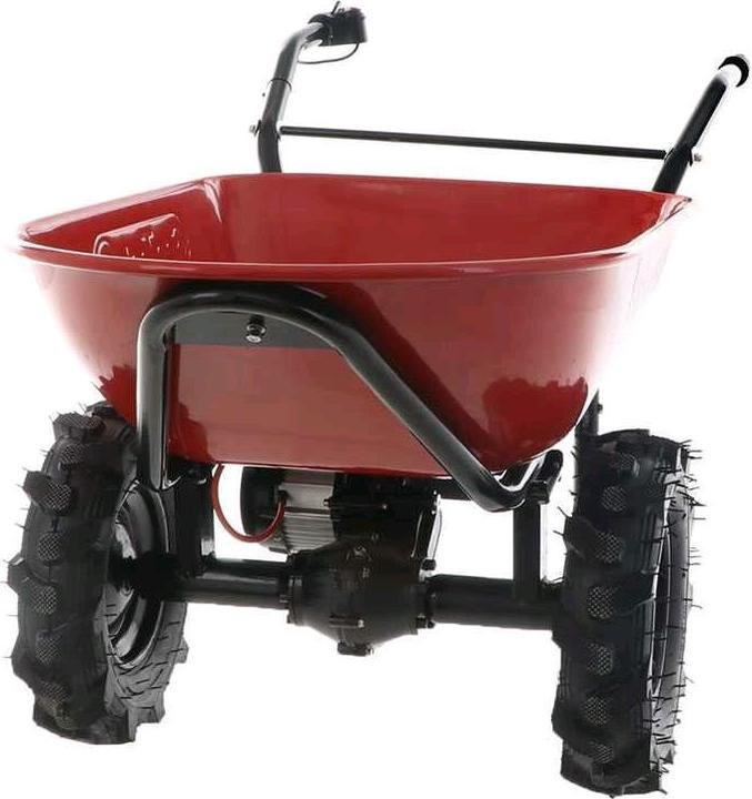 Produktbild GeoTech AkkuSchubkarre mit Traktorreifen40V, 6Ah