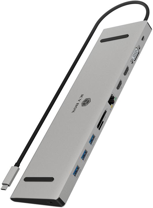 Icy Box IB-DK2106a-CPD (USB-C, 7 Ports)