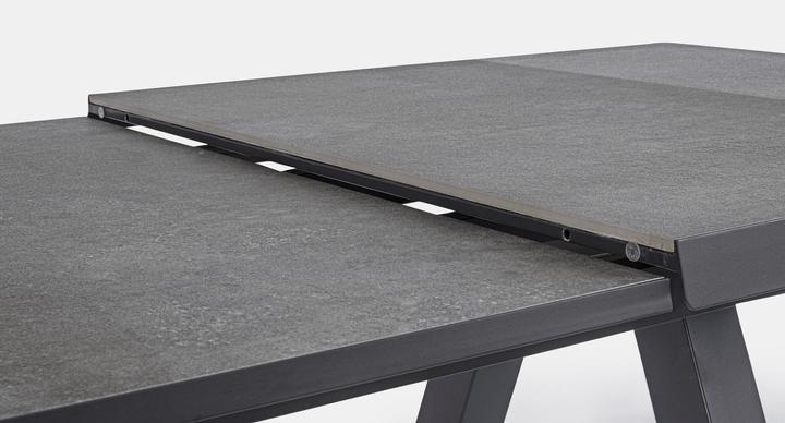 Image du produit Bizzotto Table à rallonge de jardin Krion 205- anthracite (205 cm)
