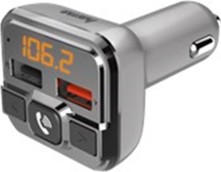 Actual product image Hama FM transmitter with Bluetooth® and hands-free function