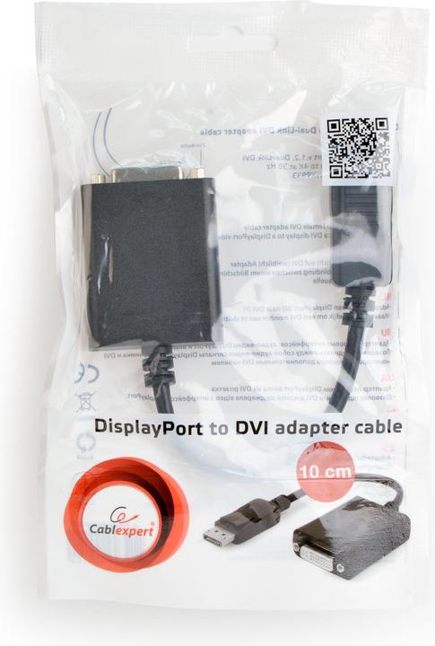 Produktbild Gembird DisplayPort v.1.2 - Dual-Link DVI (DVI, 10 cm)