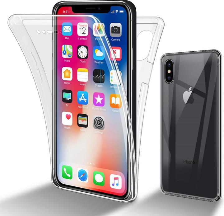 Produktbild Cadorabo TPU 360 Grad Case Cover (Apple iPhone X)