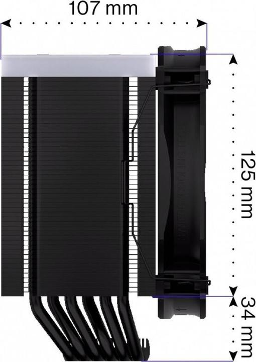 Actual product image Endorfy Fortis 5 ARGB Black (144 mm)