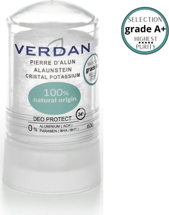 Verdan Pierre d'alun degré A+ déodorant naturel Eco 60 g (Stick, 112 ml)