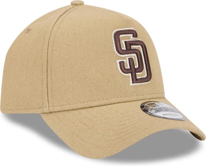 Immagine prodotto New Era Cappellino A-Frame Trucker Lin - San Diego Padres beige (Taglia unica)