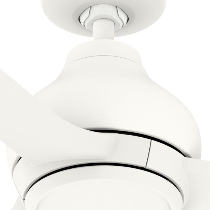 Actual product image Hunter Fans DC Deckenventilator Kaleidoscope Weiss mit Fernbedienung (44 dB)