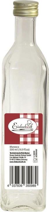 Immagine prodotto Dosen-Zentrale Bottiglia a collo alto Marasca 'Preserving World (1 pz., 0.50 l)