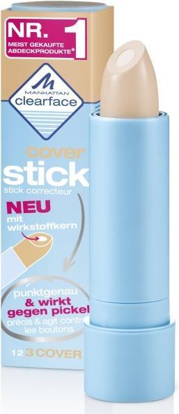 Produktbild Manhattan Cosmetics Clearface Cover Stick (76 Sand)