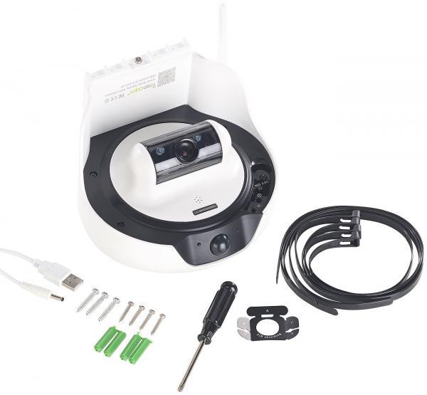 Actual product image VisorTech HD IP Camera incl. Battery & Solar Panel (1280 x 720 pixels)
