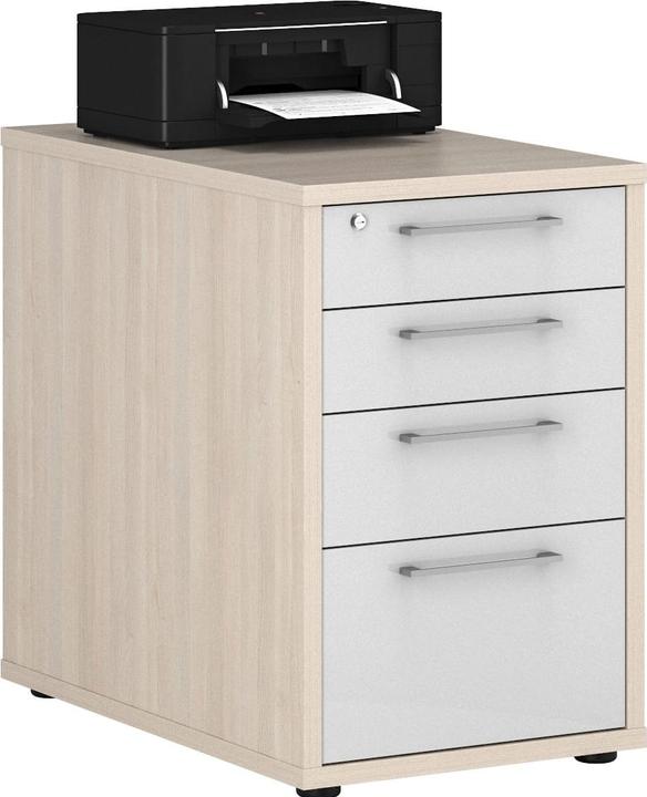 Produktbild Maja Möbel Anstell-Container Homebase Office Scandic Wood - weissx75