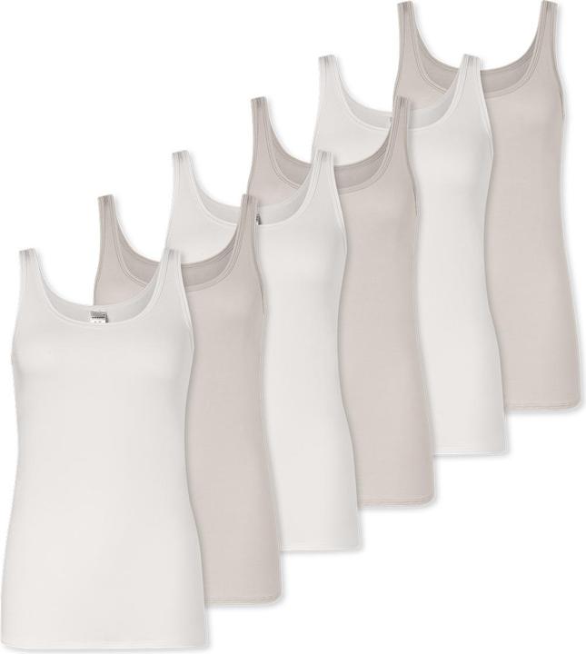 Schiesser 6er Pack Modal Essentials Unterhemd / Top (46, 3XL)