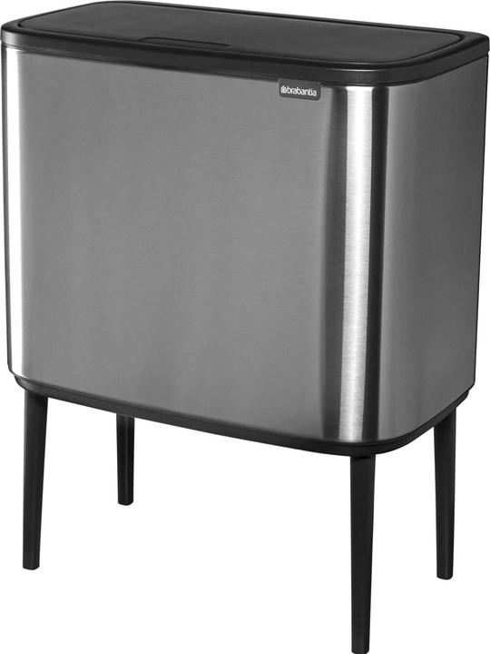 Immagine prodotto Brabantia Cestino per la raccolta differenziata con pulsante, argento (31 62 27) (34 l)