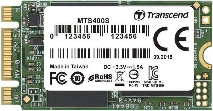 Actual product image Transcend Mts400 (64 GB, M.2 2242)