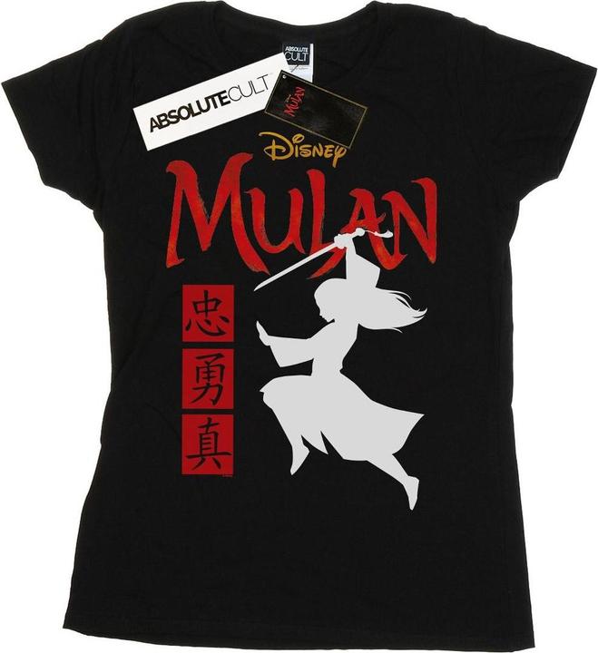 Immagine prodotto Disney Mulan Movie Warrior Silhouette Maglietta Donna (M)