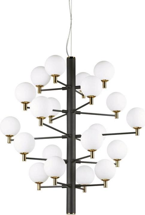 Image du produit Ideal lux COPERNICO G9 Suspension 20x ⌀860mm dimmable noir blanc chaud 197333 (G9, 370 lm)