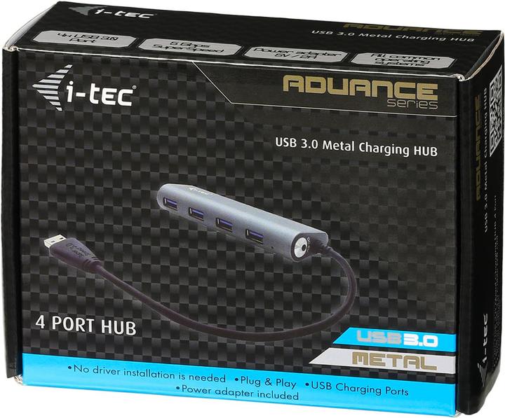 Actual product image i-tec U3HUB448 (USB-A, 4 Ports)