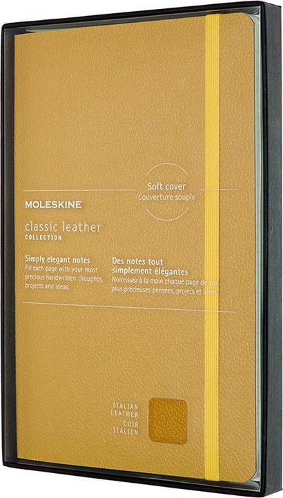 Produktbild Moleskine Notizbuch Ledereinband (130 x 210 mm, Liniert, Harter Einband)