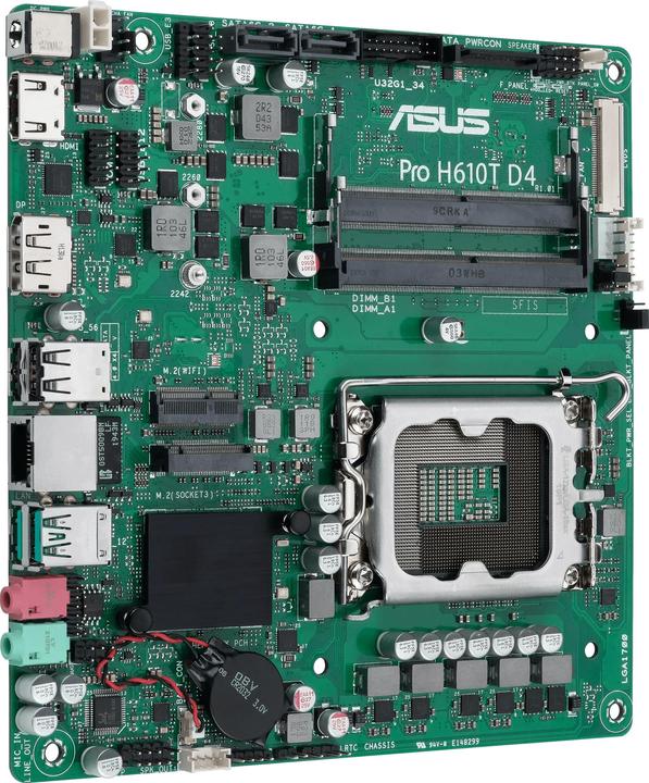 ASUS MB PRO H610T -CSM (LGA 1700, Intel H610, Mini-ITX)