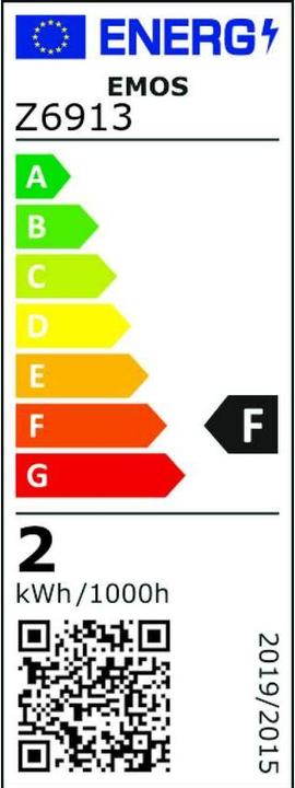 Energie-Label Emos LED Kühlschranklampe Classic ST26 / E14 / 1,8 W (17 W) / 160 lm / Neutralweiss (E14, 1.80 W, 160 lm, 1 x, F)