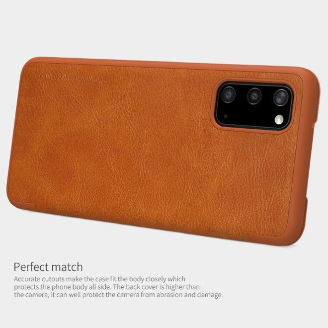 Actual product image Nillkin Qin Series (Samsung Galaxy A8+, Samsung Galaxy A51 5G, Samsung Galaxy A8 Star, Samsung Galaxy A72 5G, Samsung Galaxy A50s, Samsung Galaxy A12, Samsung Galaxy A9, Samsung Galaxy A71, Samsung Galaxy A90 5G, Samsung Galaxy A3 (2017), Samsung Galaxy A21s, Samsung Galaxy A32, Samsung Galaxy A32 5G)