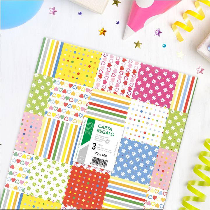 Produktbild Altri Carta Regalo Confezione 3 Fogli 70x100cm
