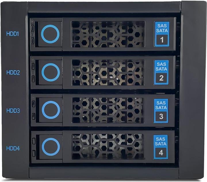 Produktbild Fantec WR-NVMeU.2-C3141 Back- plane f. 4x 3,5/2,5 NVMe/SSD/HDD (3.5", 2.5")