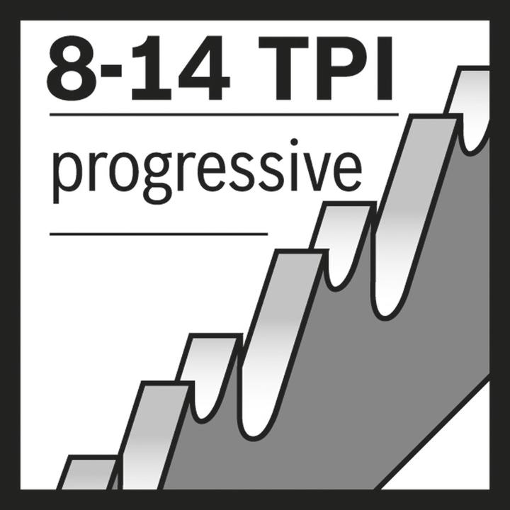 Produktbild Bosch Professional Zubehör Säbelsägeblatt S 123 XF Progressor for Metal, 5er-Pack