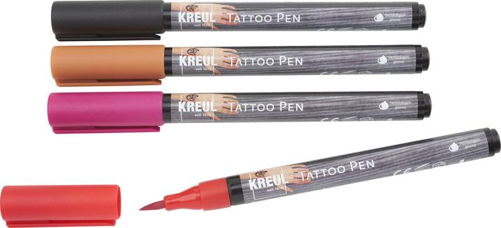 Productafbeelding Kreul tattoo pen tribals, set van 4