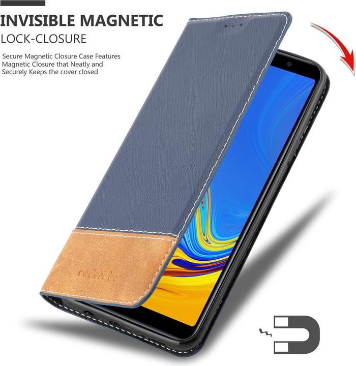 Immagine prodotto Cadorabo X-Wallet Copertura della tuta in ecopelle (Samsung Galaxy A7 (2018))