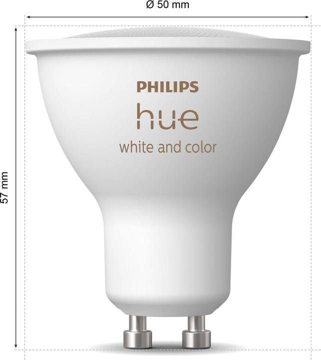 Image du produit Philips Hue Kit de démarrage White & Color Ambiance (GU10, 4.20 W, 400 lm, 3 x, E)