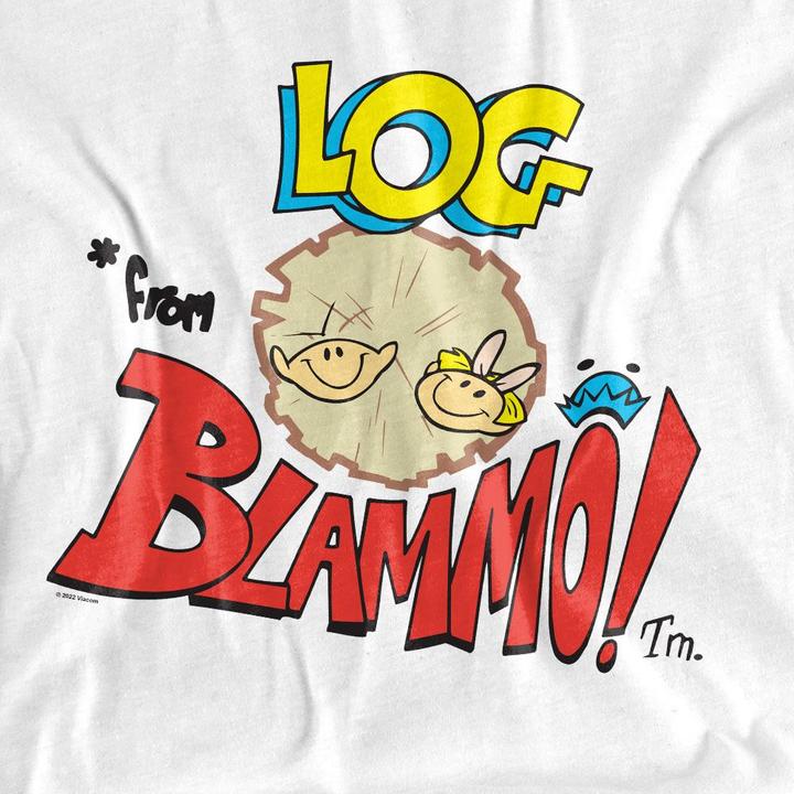 Actual product image Ren & Stimpy Unisex Adult Log From Blamo T-Shirt (S)