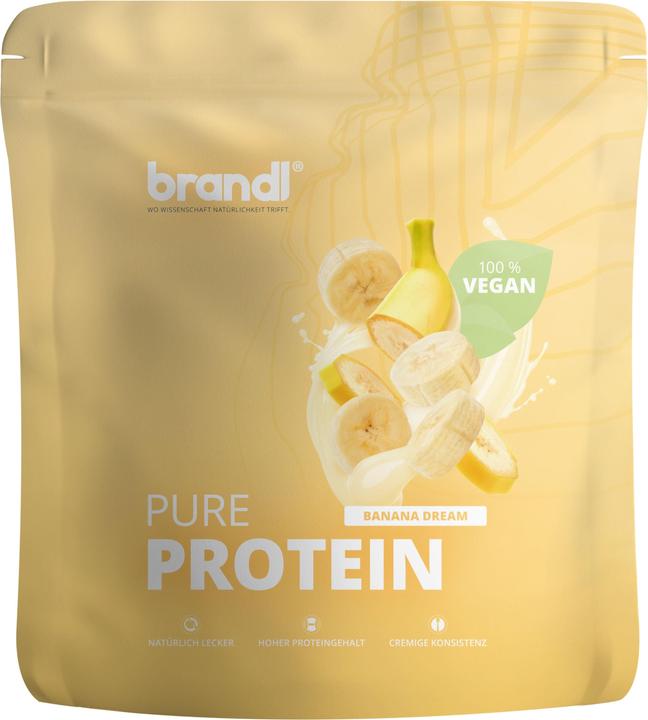 Immagine prodotto Brandl-Nutrition Polvere di Proteine Pure Vegan (Banana, 1 pz., 1000 g)