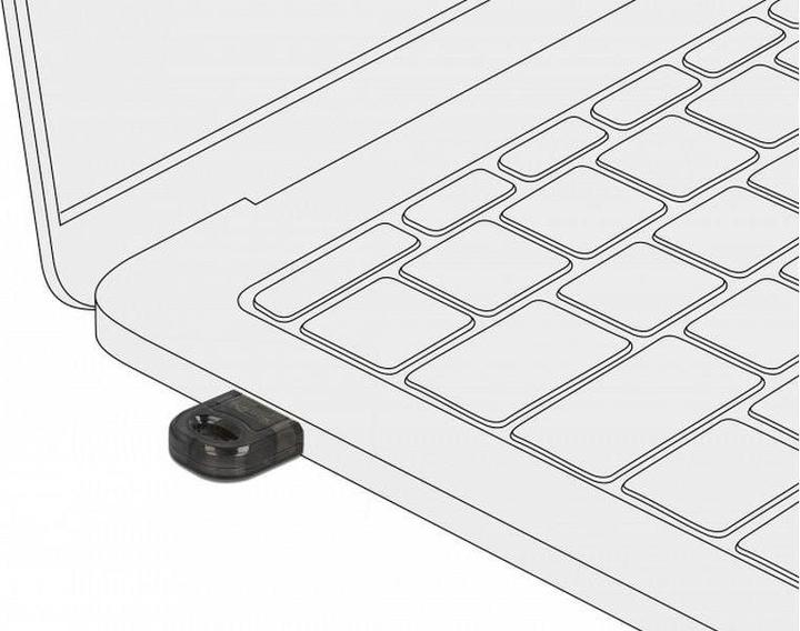 Actual product image Delock USB Bluetooth Adapter 61012 USB 2.0 - Bluetooth 5.0 (Transmitter & Receiver)