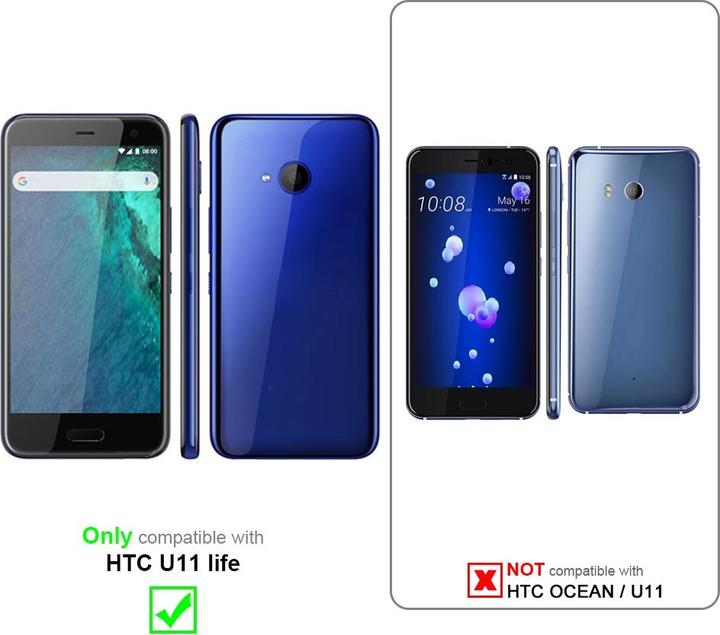 Image du produit Cadorabo Coque pour HTC U11 LIFE universel avec Clip (HTC U11 Life)
