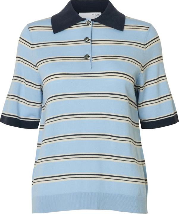 Selected Homme 100% Merinowoll Polohemd aus Strick