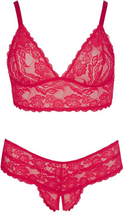 Actual product image Cottelli Collection Bra And Thong Ouvert (XL)