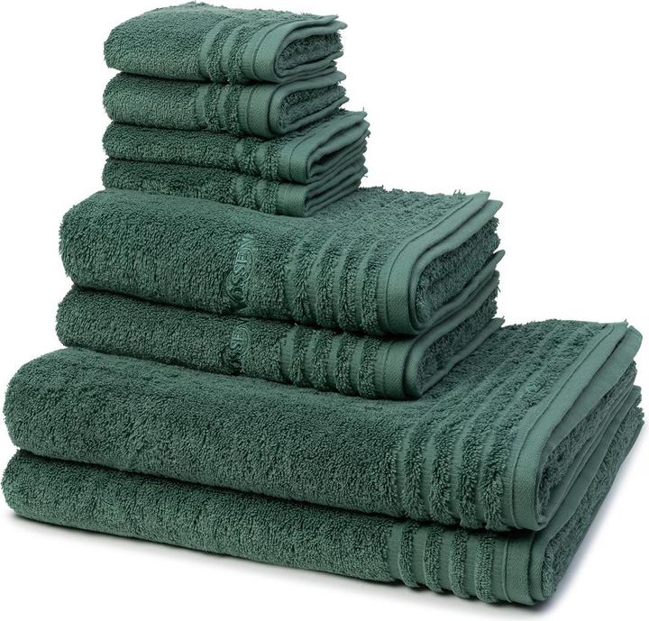 Vossen Vienna Style Supersoft 2 X savon- 2 X invité- 2 X douche- 2 X serviette en set (30 x 30 cm, 30 x 50 cm, 67 x 140 cm, 50 x 100 cm)