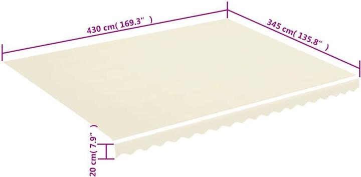 Produktbild VidaXL Lybed (450 x 350 cm)